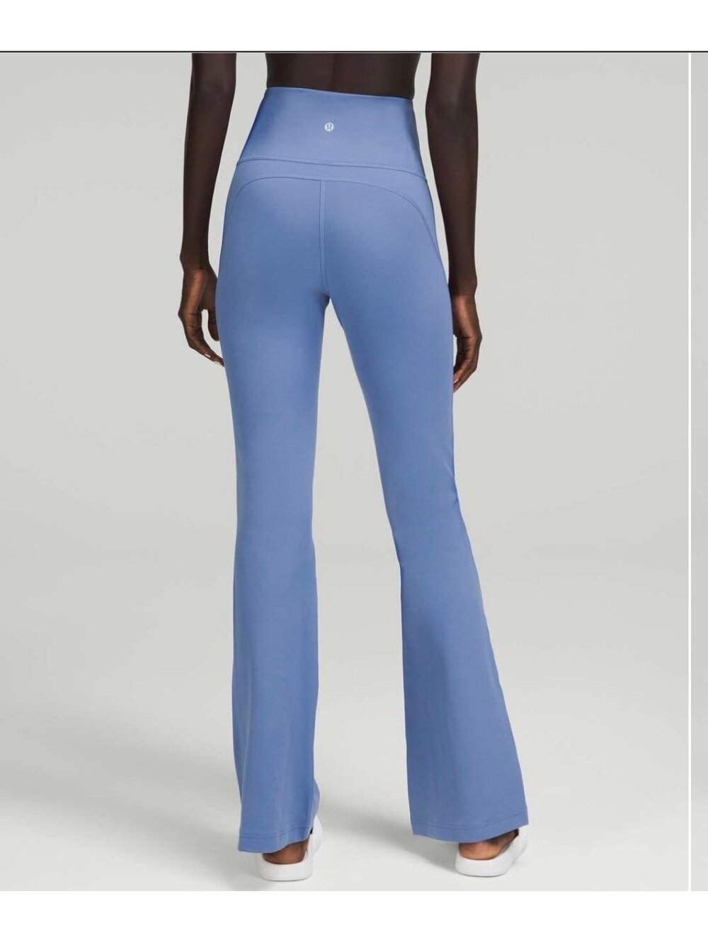 Lululemon Groove Super High Rise Flared Pant SZ 2 Water Drop Blue